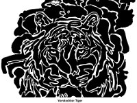 Versteckter Tiger
